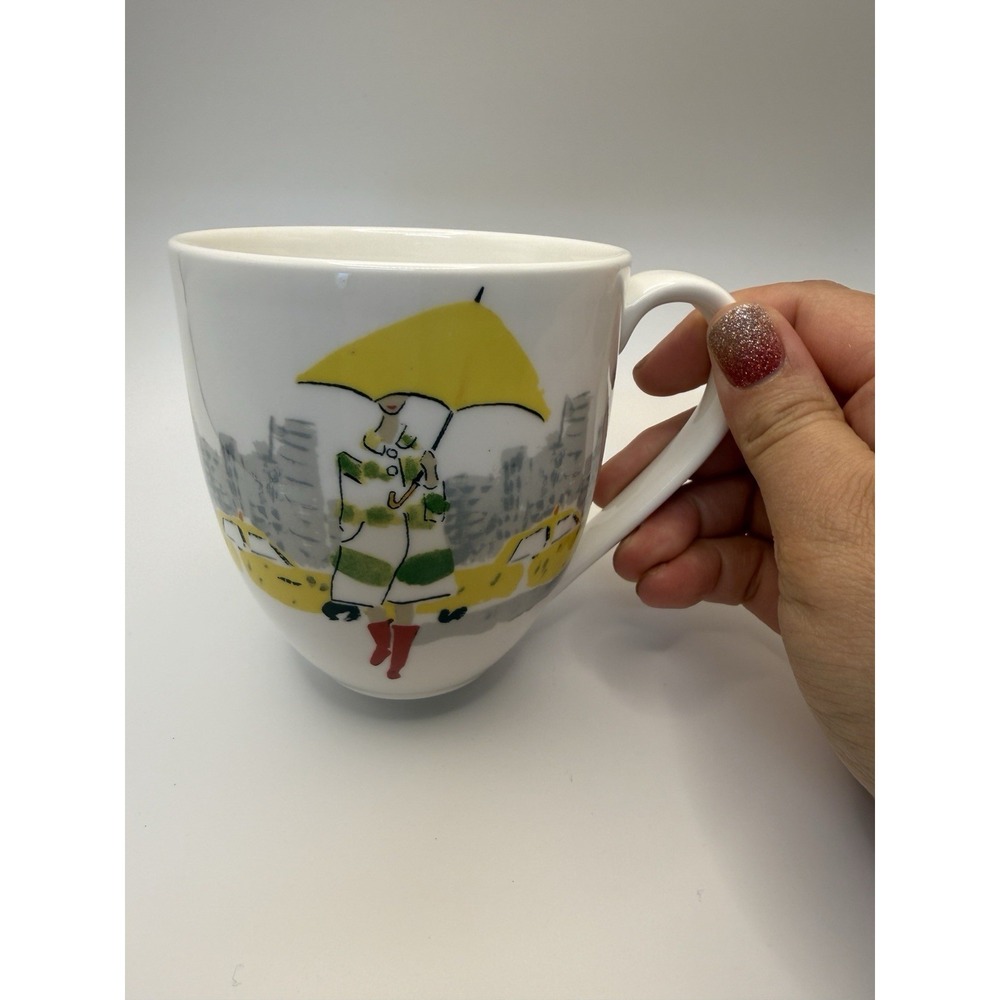 Kate Spade New York Muse Mugs Done By Lenox Taxi Yellow